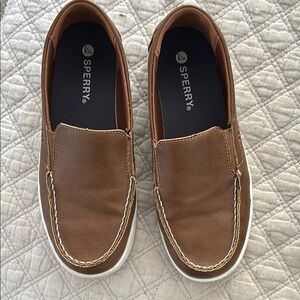 Sperry Brown Boat Shoes Casual Slip-On